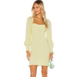 NWT Faithfull The Brand Gombardy Mini Dress Bisset Floral Print